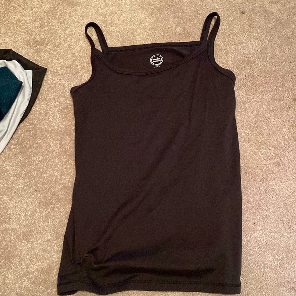 This is just a plain black cami top.